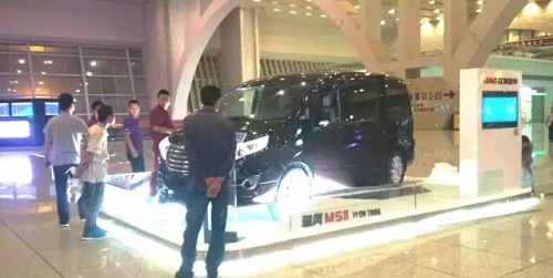 豪任性！江淮汽車包了大半年展位做高鐵廣告！