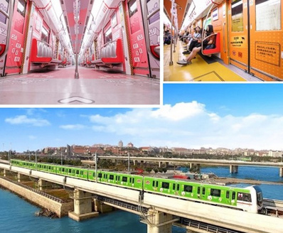 廈門地鐵內外包車廣告