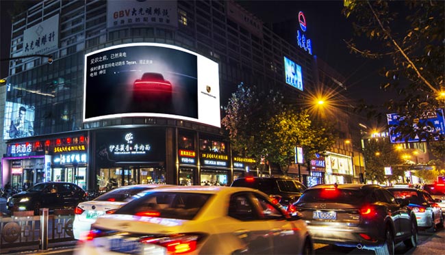 杭州湖濱商圈大光明戶外LED廣告多少錢？