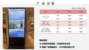 機場貴賓廳廣告價格多少錢？國航貴賓廳刷屏機廣告覆蓋哪些機場？