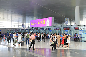 溫州機場最大LED大屏廣告在哪里？溫州機場廣告牌價格多少錢？