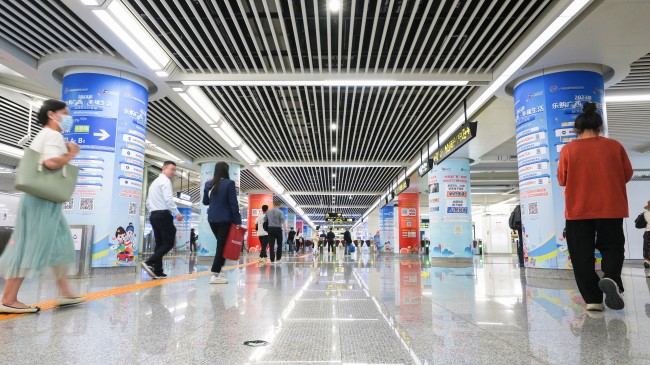 南寧地鐵3號(hào)線總部基地站廣告投放種類，南寧地鐵站內(nèi)廣告價(jià)格