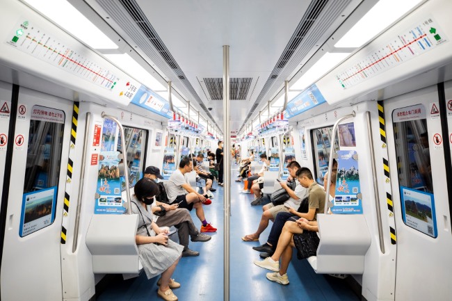 福州地鐵車內(nèi)貼紙內(nèi)包車廣告文旅投放案例，福州地鐵列車廣告價(jià)格