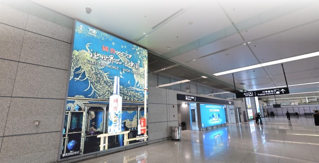 寧波機場到達出口中央廣告投放，寧波機場行李廳出口燈箱廣告